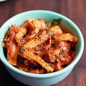 Kadhai Baby Corn Masala