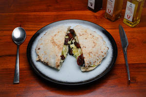 Puccia With Sun-dried Tomato & Feta ( Italian Sandwich)