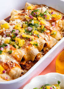 Pineapple Cheese Enchilada