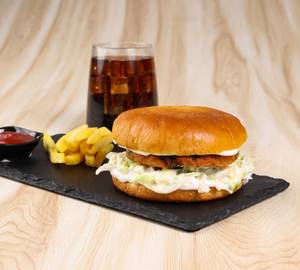 Chicken Burger Combo [Serves 1-2]