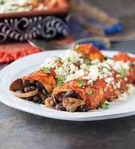 Spicy Mushroom Enchilada