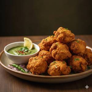 Special Chicken Pakoda with chatani