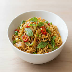 Veg Basil Chilly Garlic Noodles