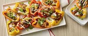 Nachos with Roasted Capsicum and Cheese