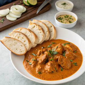 Butter Chicken With Choice Of Bread