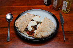 Mushroom Puccia ( Italian Sandwich)
