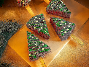 Christmas Brownie Trees