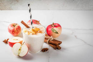 Apple milkshake