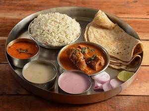 Special Butter Chicken Thali