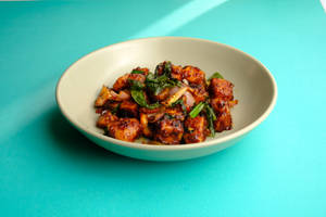 Tofu & Water Chestnut Chilly Basil.