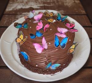 Chocolate butter fly cake 400 gm