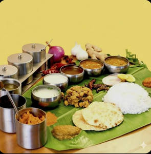 Andhra Veg Meals (serves 2)