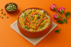 Veg Biryani [with raita mousse]