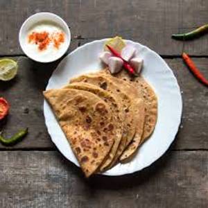 Gobi Paratha + Paneer Paratha + Aloo Pyaz Paratha + Plain Dahi