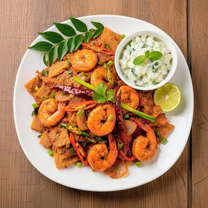 Prawns Chilli Parotta