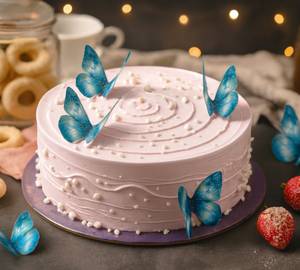 Butterfly Vanilla Cake