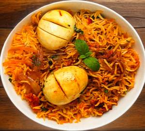 Special Egg Masala Biryani [2 Eggs]