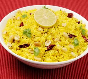 Lemon Rice Flavor Full Of Lemon  Fresh Jeera  Rice and  masla Contains with  Peanuts