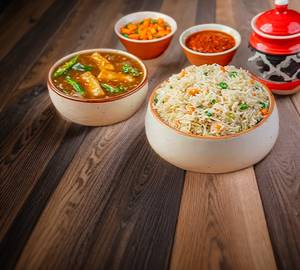 Paneer Manchurian Rice