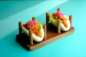 Korean Chicken Bao.