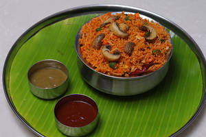 Schezwan Mushroom Fried Rice