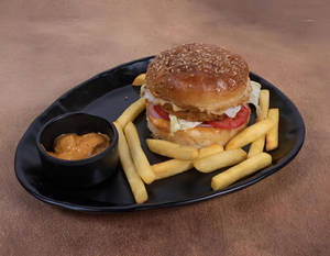 Veg Aloo Tikki Burger