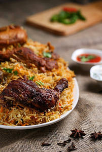Tandoori Chicken Biryani
