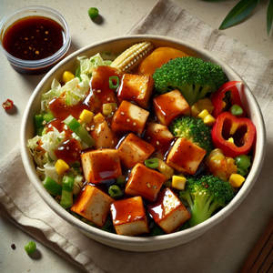 Chili Paneer Salad