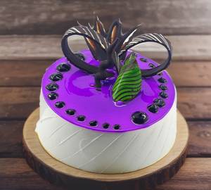 Blueberry jelly cake