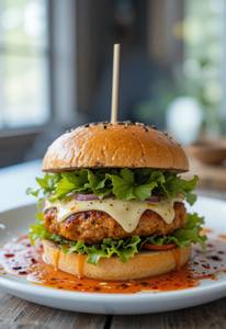 Peri Peri Cheese Burger