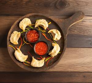 Cheese Corn Momos Steamed 5pcs