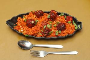 Veg Manchurian Fried Rice