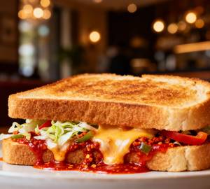 Veg Schezwan Sandwich