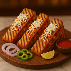 Dragon Pizza Sandwich+ Small Peri Peri Masala Fries + Small Cold Coffee