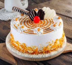 Butterscotch Flakes Cake