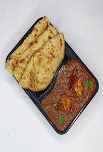 2pcs Parotta + Chicken Chettinadu