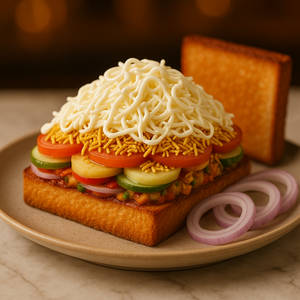 Cheese Vegetable Sandwich