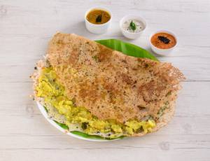 Onion Rava Masala Dosa