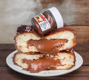 Nutella chocolate rabdi maska bun
