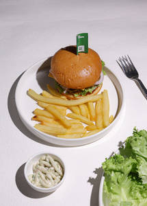 Green Chimichuri Burger 4'
