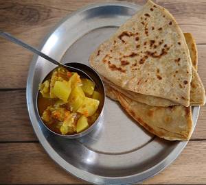 4 paratha bhujia