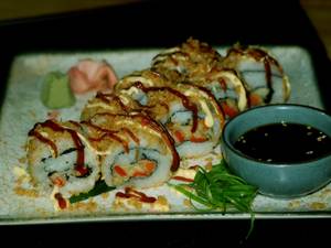 Yasai Tempura Uramaki