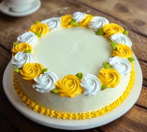 Pineapple Floral Cake