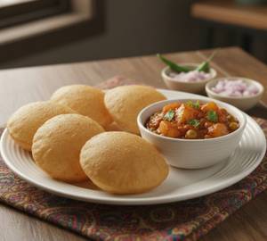 Poori Subzi (5 Pc)