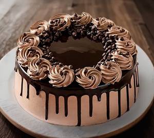 Chocolate Floral Cake