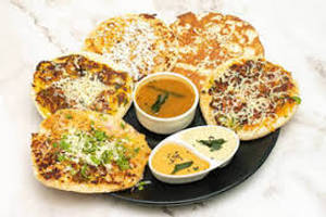Cheese Tomato Onion Uttappam