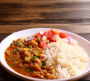 Sabji Chawal Thali