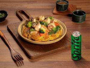 Chicken Pan Fried Noodles