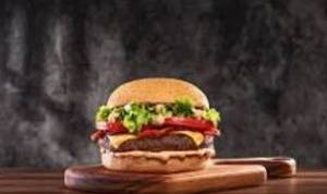 Smashed beef burger