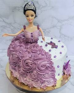 Purple Doll Cake [500Gm]